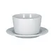 RAK Porcelain HMPASSA15 Helm Saucer, 5.5"-5.99" Round White Porcelain, Dishwasher Safe - 12/Case 2 image