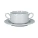 RAK Porcelain HMPASSA17 Saucer, 6.5"-6.9" White Porcelain, Oven/Microwave/Dishwasher Safe - 12/Case 2 image