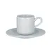 RAK Porcelain HMPASSC09 Helm Espresso Cup 3-1/16 oz White Porcelain Stackable Safe - 12/Case 2 image
