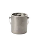 RAK Porcelain IB-6116VH Ice Bucket - Hammered Metal, Gray, 5.9"L x 4.72"W x 5.3"H, 67.2 Oz 2-3 Qt 1 image