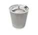 RAK Porcelain IB6116SE Ice Bucket – 7.08" L x 5.9" W x 8.27" H, 101.44 oz (2‑3 qt) Silver Metal, 1 image