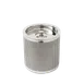 RAK Porcelain IB6117SE Ice Bucket 7.48" L x 6.1" W x 6.29" H 67.2 Oz (2-3 Qt) Silver Metal - 1/Case 1 image