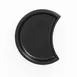 RAK Porcelain KRARFL13 - Lid, 4.9" L x 4.15" W, Black Porcelain, Fridge/Freezer Safe - 12/Case 1 image