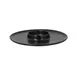 RAK Porcelain KRCHRPCS25 - 10.25" Black Porcelain Plate, Hollow Center, Oven/Microwave Safe - 6/Case 2 image