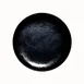 RAK Porcelain KRNNPR18 - 7" Round Karbon Plate, Coupe Rim, Black Porcelain, Dishwasher Safe - 24/Case 1 image