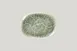 RAK Porcelain KSOP25SG - Oval Krush Platter 9.85" x 7.3" Sage Porcelain Coupe Rim, 12/Case 1 image