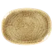 RAK Porcelain KSOP28OC - Oval Krush Platter 11" x 8.05" Porcelain Coupe Rim Ocher - 6/Case 1 image