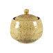 RAK Porcelain KSSU25OC - 8.45 oz Round Sugar Bowl with Lid, Porcelain Ocher, 8 oz Capacity - 6/Case 1 image