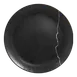 RAK KZNNPR31S1 Round Plate, 12.2" Diameter, Black/Silver Coupe Rim, Oven/Dishwasher Safe - 6/Case 1 image