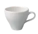 RAK Porcelain LRCU18 Lyra Cup, 6.5 oz Non‑Stackable Porcelain, Dishwasher & Microwave Safe - 12/Case 1 image