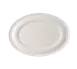 RAK Porcelain LROP32 Lyra Oval Plate, 12½" x 9" Porcelain, Dishwasher & Microwave Safe - 6/Case 1 image