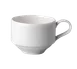 RAK Porcelain LRSC27 Lyra Cup, 9 oz (3‑5/8") Stackable Porcelain Dinnerware Cup - 12/Case 1 image