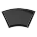 RAK Porcelain LXBS30BK Concept Platter, 11"-4/5" x 10"-1/4", Black, Dishwasher Safe - 4/Case 1 image