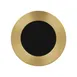 RAK Porcelain MAEVFP29GB Antic Round Plate, 11.4" Diameter, Flat Edge, Gold Porcelain - 12/Case 1 image