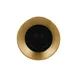 RAK Porcelain MAEVSA15GB Round Saucer, 5.5"-5.99" Diameter, Gold Porcelain, Dishwasher Safe - 12/Case 1 image