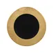 RAK Porcelain MAPXFP32GB Round Plate, 12"-3/5" Diameter, Flat Edge, Gold Porcelain, Safe - 6/Case 1 image