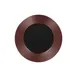 RAK Porcelain MFEVFP27BB Fusion Round Plate 10.625" Embossed Flat Rim Porcelain Bronze - 12/Case 1 image