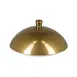 RAK Porcelain MFFDCL02G - Metal Fusion Dome Lid, 6‑1/9" Diameter, Gold Porcelain, Cover - 6/Case 1 image