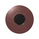 RAK Porcelain MFFDGF29BB Metal Fusion Plate, 11.4" Round Wide Rim, Black Bronze Finish - 12/Case 1 image