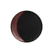RAK Porcelain MFMODP24BB Fusion Moon Plate, 9.5" Round Deep Rim Black Bronze Finish - 12/Case 1 image