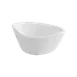 RAK Porcelain MNOD09 Mini Boat Bowl, 4.5‑Oz 5" Free‑Form Porcelain, Dishwasher Safe - 6/Case 1 image