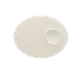 RAK Porcelain MROP18 Marea Oval Plate, 7" x 5½" Rolled Edge, Porcelain, Dishwasher Safe - 12/Case 1 image
