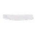 RAK Porcelain MZBP26 - Rectangular Plate, 10"3/8 x 4", White Porcelain, Dishwasher Safe - 6/Case 1 image