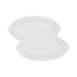 RAK Porcelain NAIP39 Nature Island Oval Platter 15" x 12" Porcelain Microwave Safe - 6/Case 1 image