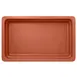 RAK Porcelain NFBU1.1BW - Gastronorm Food Pan, 4.5 Qt, 20" x 12" x 2", Terra Brown, Safe - 1/Case 1 image