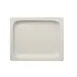 RAK Porcelain NFBU1.2FWH - Neo Fusion Gastronorm 44 oz Rectangular Food Pan 12-4/5" x 10-3/7" x 4/5", Sand White, Lead‑Free, Oven/Microwave Safe - 1/Case 1 image