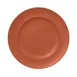 RAK Porcelain NFCLFP33BW - Neo Fusion 13" Round Terra Brown China Plate, Rim, Lead‑Free - 6/Case 1 image