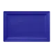 RAK Porcelain NFCLRP33BB Rectangular Plate 13" x 9.05" Berry Blue Porcelain Flat Edge Safe - 6/Case 1 image