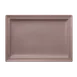 RAK Porcelain NFCLRP33CB Plate, 13" x 9.05", Chestnut Brown Porcelain, Flat Edge - 6/Case 1 image