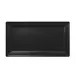 RAK Porcelain NFCLRP38BK Rectangular Plate 15" x 8¼" Volcano Black China Rim Lead‑Free - 6/Case 1 image