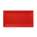 RAK Porcelain NFCLRP38BR Rectangle Plate 15" x 8¼" Ember Red China, Narrow Rim, Lead‑Free - 6/Case 1 image