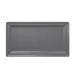 RAK Porcelain NFCLRP38GY Neo Fusion Rectangular Plate 15" x 8¼" Stone Gray Rim, Oven Safe - 6/Case 1 image