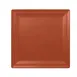 RAK Porcelain NFCLSP30BW Square Plate 11½" x 11½" Terra Brown China Flat Rim Oven Safe - 6/Case 1 image