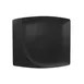 RAK Porcelain NFMZSP32BK Square Plate 12"5 x 11"7 Black China, Break‑Resistant, Oven Safe - 6/Case 1 image