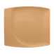 RAK Porcelain NFMZSP32PO Tonic Square Plate, 12.6" x 11.4", Porcelain, Peach Orange - 6/Case 1 image