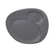 RAK Porcelain NFNBFP24GY Breakfast Plate, 9"4½ x 7"7⁄8 Stone Gray Porcelain, Oven Safe - 12/Case 1 image