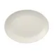RAK Porcelain NFNNOP36WH Oval Platter, 14" x 10.65" Sand White China, Lead‑Free - 6/Case 1 image