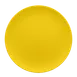 RAK Porcelain NFNNPR21CY Round Plate, 8.25" Diameter, Coupe Rim, Yellow, Safe for Dishwasher - 12/Case 1 image