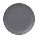 RAK Porcelain NFNNPR29GY Neo Fusion Round Plate 11½" Stone Gray Rim, Oven Safe - 12/Case 1 image