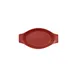 RAK Porcelain NFOPOD20DR Oval Baking Dish 6-3/4 oz 7-7/8" x 4-1/3" Magma Dark Red Oven Safe - 12/Case 1 image
