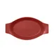 RAK Porcelain NFOPOD30DR - Oval Baking Dish, 26-3/8 oz 11" x 6" Magma Dark Red - 6/Case 1 image