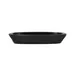 RAK Porcelain NFSTREP17 - Rectangular Porcelain Plate, 6.7" L x 2.75" W, Black, Safe - 12/Case 1 image