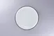 RAK Porcelain ONPR24CD25147 Coupe Plate, 9.45" Diameter Round White Porcelain Black Rim - 12/Case 1 image