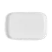 RAK Porcelain OPRP18 Mini Snack Plate, Rectangular 7" x 4½" Porcelain, Dishwasher Safe - 24/Case 1 image