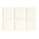 RAK Porcelain OPRP6C Platter 11" x 7-7/8" x 7/8" White Six 1/2‑oz Compartments Dishwasher Safe - 6/Case 1 image