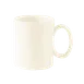 RAK Porcelain OPSMG18 Mini Sunshine Mug, 7 oz (2.5" x 3"), White Porcelain, Dishwasher Safe - 12/Case 1 image